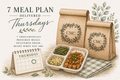 7 Meal Weekly Plan - Thursday Delivery
