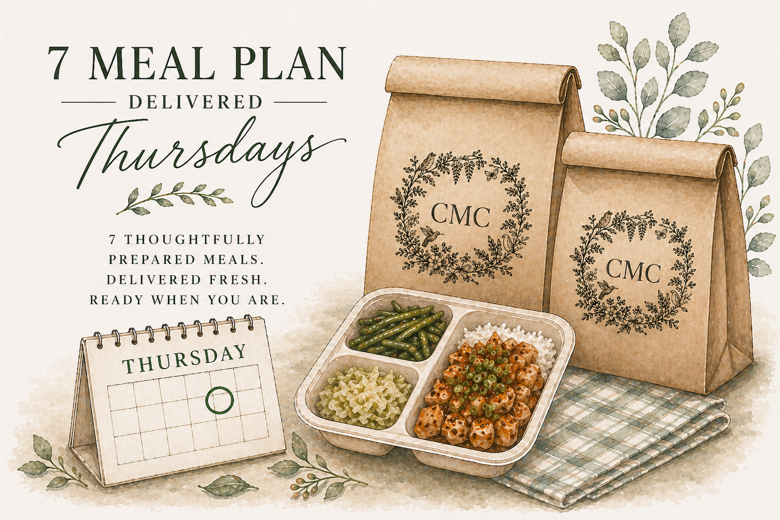 7 Meal Weekly Plan - Thursday Delivery